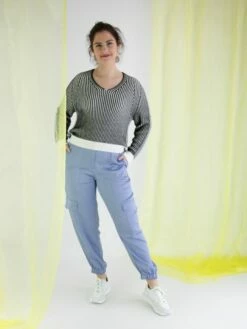 Cambio KARO CARGO 6010 0284-01 Pantalons 447 14 Cambio KARO CARGO 6010 0284-01 Pantalons 447 -Tendance Chic Magasin cambio pantalon karo cargo 6010 0284 01 5