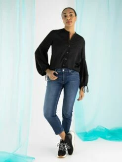 Cambio PIPER SHORT 9182 0038-99 Jeans 5020 -Tendance Chic Magasin cambio pantalon piper short 9182 0038 99 6