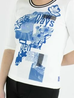 Marc Cain WS 48.25 J92 T Shirts 110 -Tendance Chic Magasin marc cain sports t shirt ws 48 25 j92 5