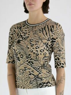 Marc Cain WS 48.38 J07 T Shirts 626 -Tendance Chic Magasin marc cain sports t shirt ws 48 38 j07 11