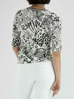 Marc Cain WS 48.38 J07 T Shirts 110 -Tendance Chic Magasin marc cain sports t shirt ws 48 38 j07 3