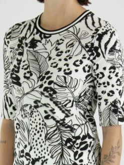 Marc Cain WS 48.38 J07 T Shirts 110 -Tendance Chic Magasin marc cain sports t shirt ws 48 38 j07 5