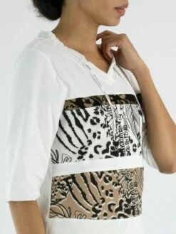 Marc Cain WS 55.05 J88 T Shirts 110 -Tendance Chic Magasin marc cain sports t shirt ws 55 05 j88 7